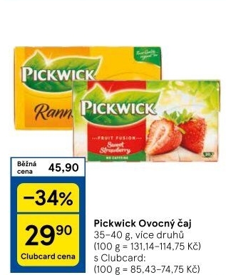 Čaj ovocný Pickwick