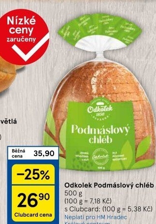 Chléb podmáslový Odkolek
