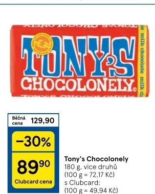 Čokoláda Tony’s Chocolonely