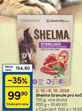 Granule pro kočky Shelma