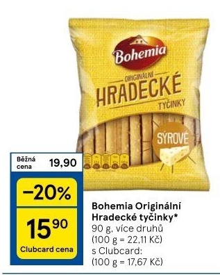 Hradecké tyčinky Bohemia