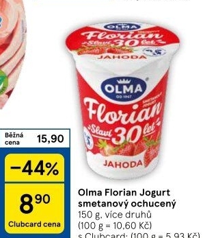 Jogurt smetanový Florian Olma