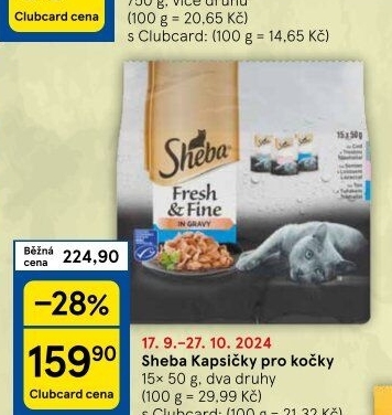 Kapsičky pro kočky Sheba
