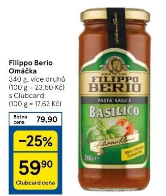 Omáčky Filippo Berio