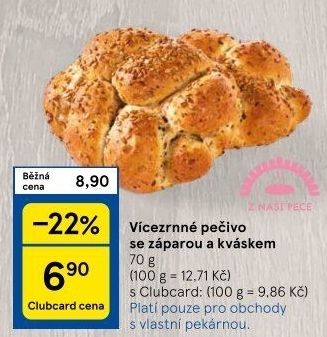 Pečivo vícezrnné