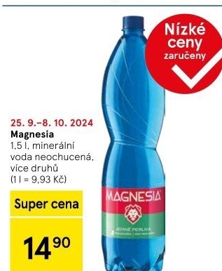 Přírodní voda Magnesia