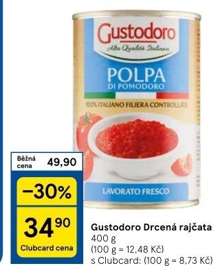 Rajčata drcená Passata Gustodoro
