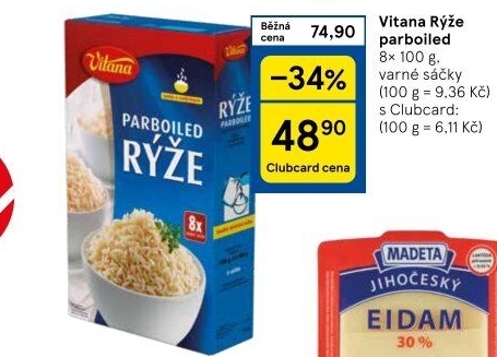 Rýže parboiled Vitana