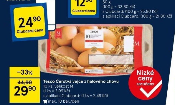 Vejce M Tesco