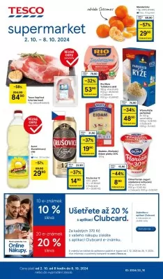 akční leták Tesco 2.10.2024-8.10.2024