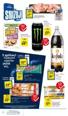 akční leták Tesco 2.10.2024-8.10.2024