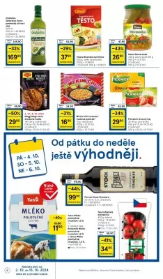akční leták Tesco 2.10.2024-8.10.2024