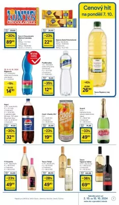 akční leták Tesco 2.10.2024-8.10.2024