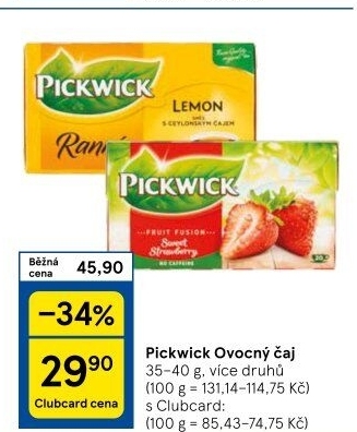 Čaj ovocný Pickwick