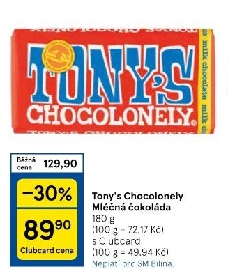 Čokoláda Tony’s Chocolonely