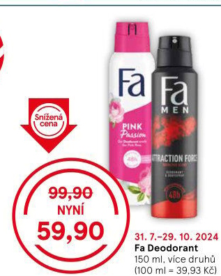Deodorant sprej Fa
