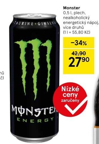 Energetický nápoj Monster Energy