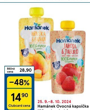 Kapsička ovocná Hamánek