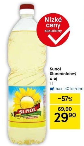 Slunečnicový olej Sunol