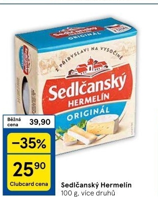 Sýr Hermelín Sedlčanský
