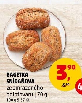Bageta snídaňová