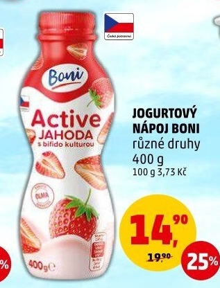 Jogurtový nápoj Boni