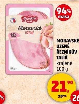 Moravské maso uzené Řezníkův talíř
