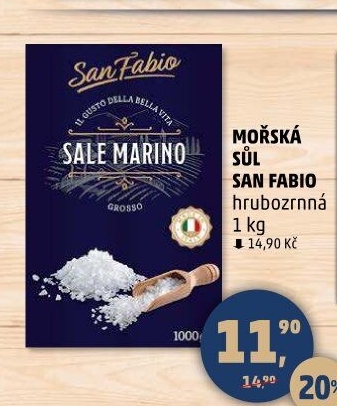 Mořská sůl San Fabio