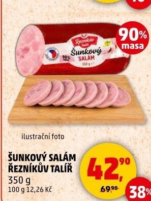 Salám šunkový Řezníkův talíř