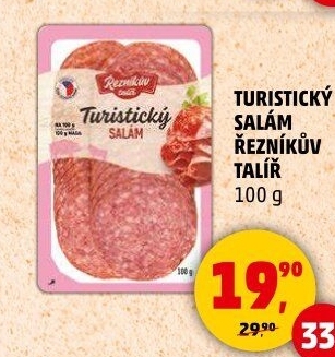 Salám turistický Řezníkův talíř
