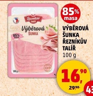 Šunka výběrová Řezníkův talíř