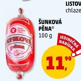 Šunková pěna Maso uzeniny Písek