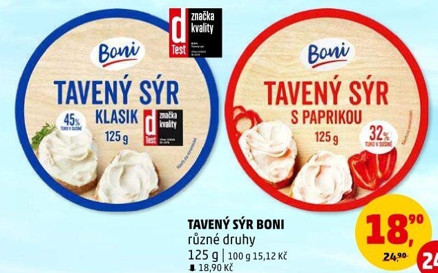 Sýr tavený Boni