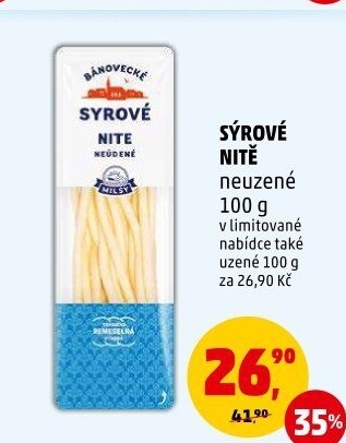 Sýrové nitě Bánovecké Milsy