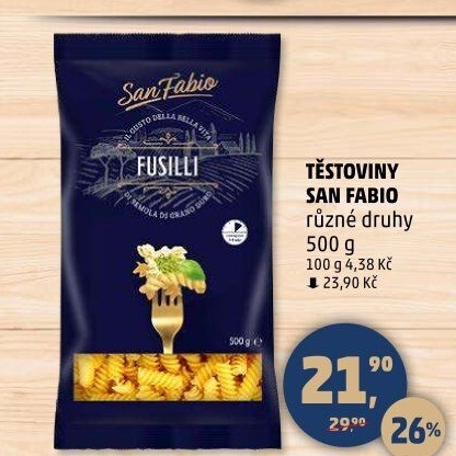 Těstoviny San Fabio