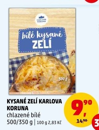 Zelí bílé kysané Karlova Koruna