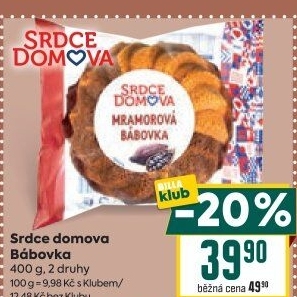 Bábovka Srdce Domova