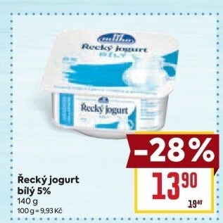 Bílý jogurt řecký 5% Milko