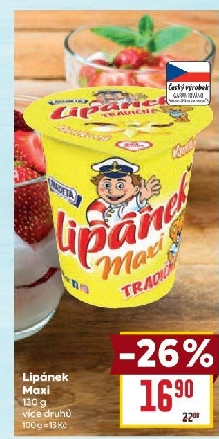 Dezert Lipánek Madeta