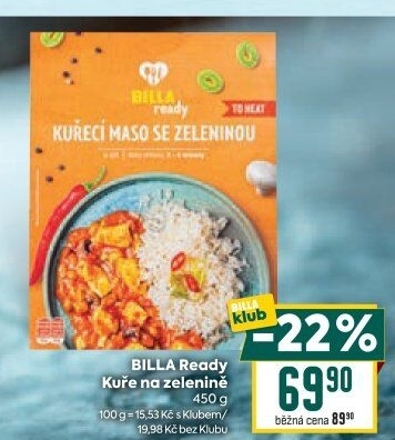 Kuře na zelenině Ready Billa