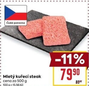 Kuřecí steak mletý