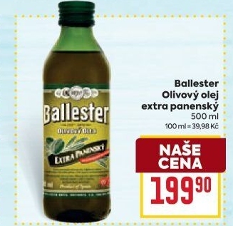 Olivový olej extra panenský Ballester