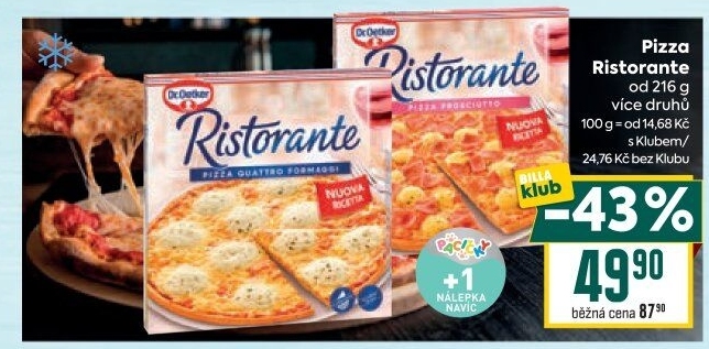 Pizza mražená Ristorante Dr. Oetker