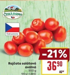 Rajčata oválná Česká farma