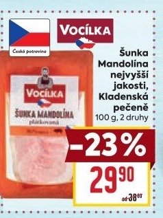 Šunka nejvyšší jakosti Mandolína Vocílka