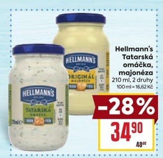 Tatarská omáčka Hellmann'