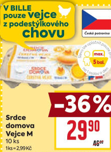 Vejce z podestýlky M Srdce Domova