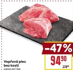 Vepřová plec bez kosti