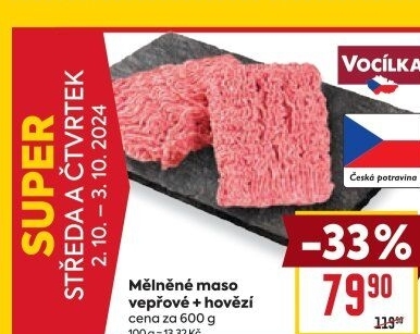 Mleté maso mix Vocílka