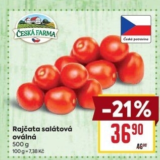 Rajčata oválná Česká farma